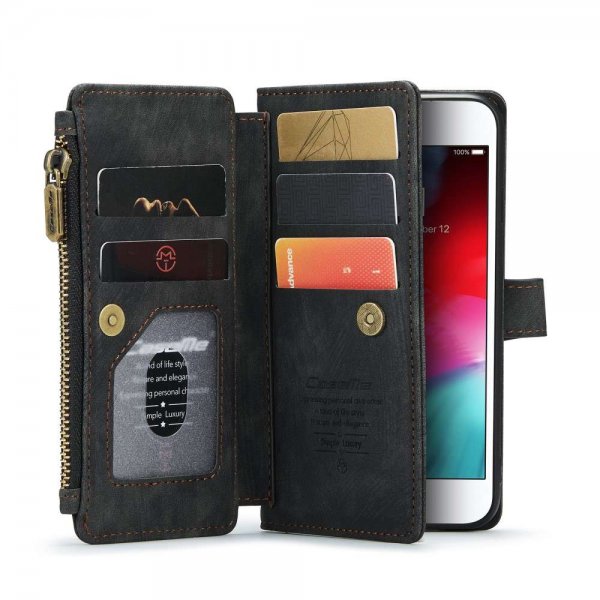 CaseMe iPhone 6/6S/7/8/SE Etui C30 Series Svart