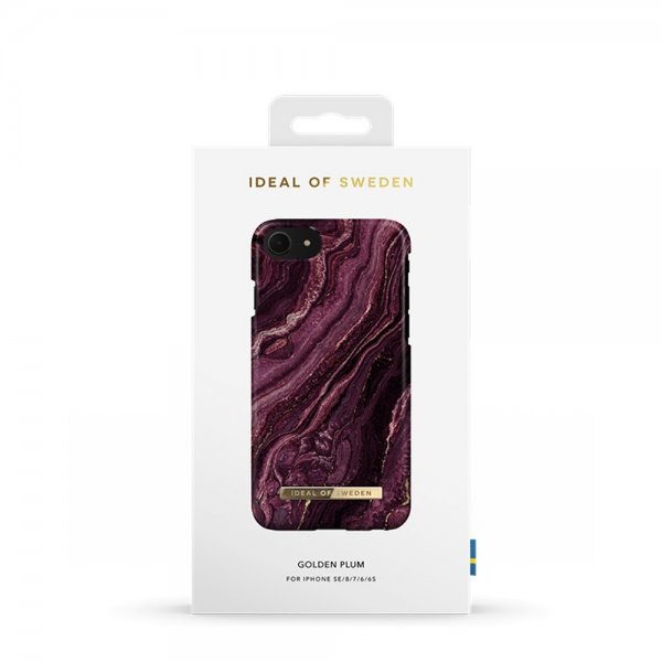 Ideal of Sweden iPhone 6/6S/7/8/SE Deksel Fashion Case Golden Plum