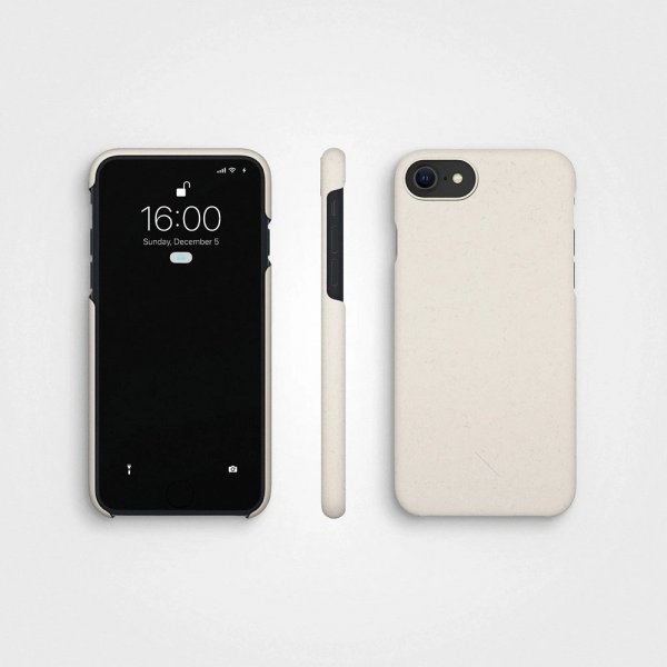 agood company iPhone 6/6S/7/8/SE Deksel Växtbaserat Vanilla White