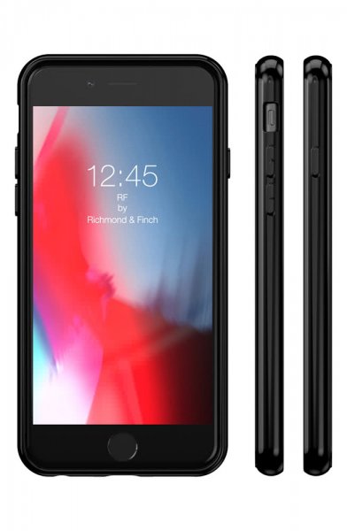 Richmond & Finch iPhone 6/6S/7/8/SE Deksel Black Tar