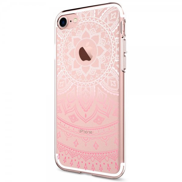 Spigen iPhone 7/8/SE Deksel Liquid Crystal Shine Pink