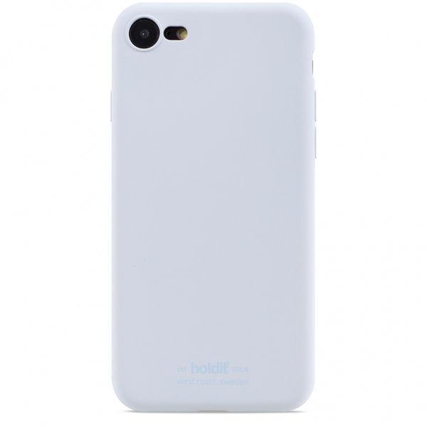 holdit iPhone 7/8/SE Deksel Silikon Mineral Blue
