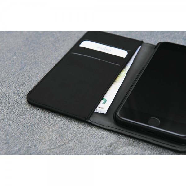Puro iPhone 7/8/SE Etui Wallet Detachable 2 in 1 Svart