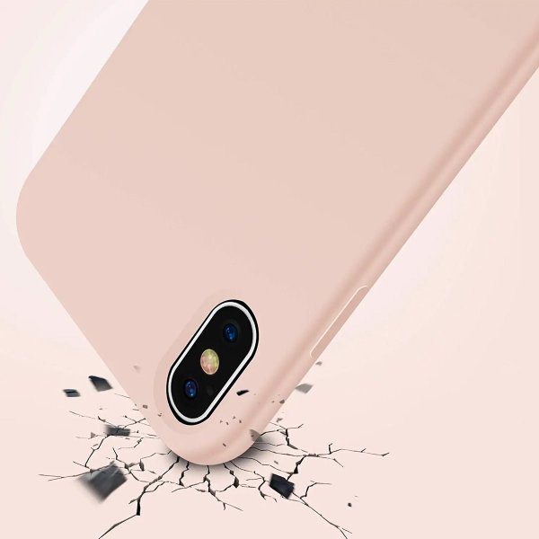 Rvelon iPhone 7/8/SE Deksel Silikon Beige