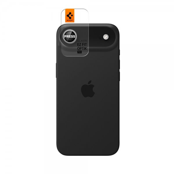 Spigen iPhone Air Kamerabeskytter GLAS.tR EZ Fit Optik Pro 2-pakning Sølv