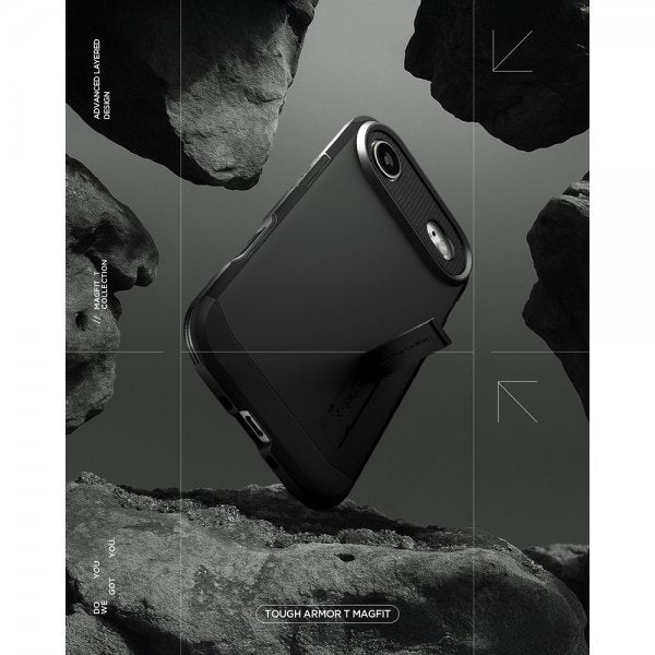 Spigen iPhone Air Deksel Tough Armor T MagFit Svart
