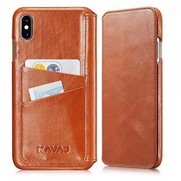 Kavaj iPhone X/Xs Etui Dallas Brun