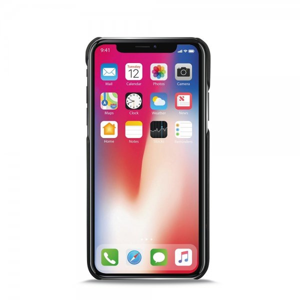 Puro iPhone X/Xs Etui Wallet Detachable 2 in 1 Svart