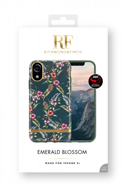 Richmond & Finch iPhone Xr Deksel Emerald Blossom