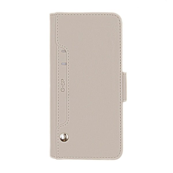 iPhone Xs Max Etui Utbrettbar Kortlomme Grå