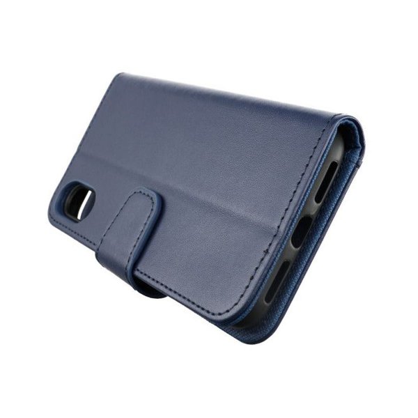Rvelon iPhone X/iPhone Xs Etui Utbrettbar Kortlomme Blå