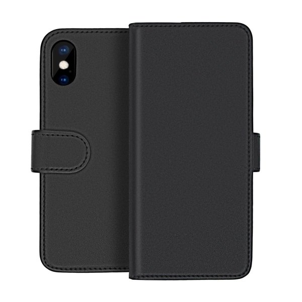Rvelon iPhone X/iPhone Xs Etui Detachable Wallet Case Svart