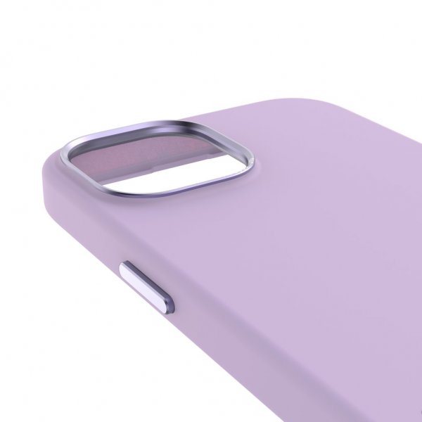 Decoded iPhone 15 Plus Deksel Silicone Backcover Lavendel