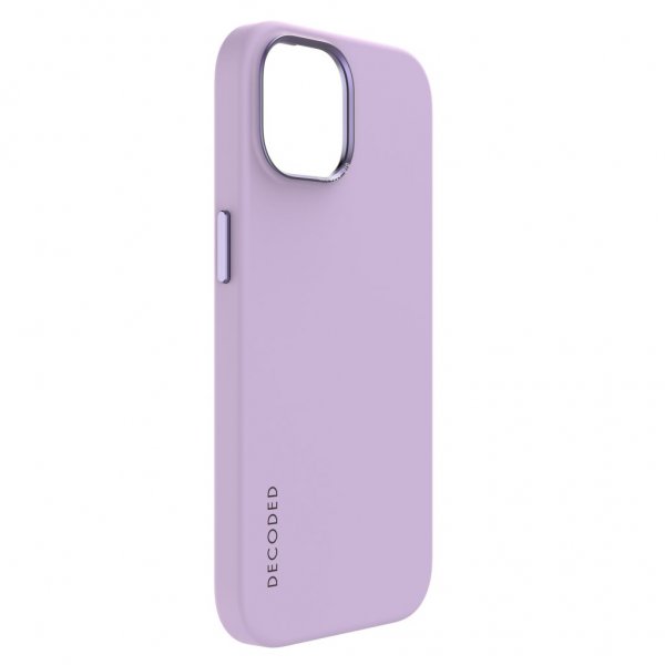 Decoded iPhone 15 Plus Deksel Silicone Backcover Lavendel