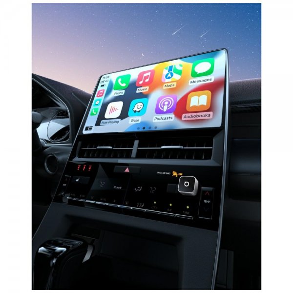 Ottocast Mini Cube Trådløs CarPlay/Android Auto Adapter Svart
