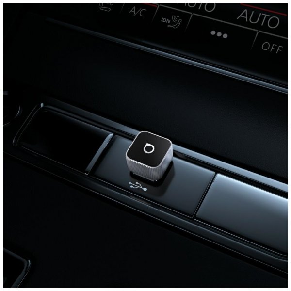 Ottocast Mini Cube Trådløs CarPlay/Android Auto Adapter Svart