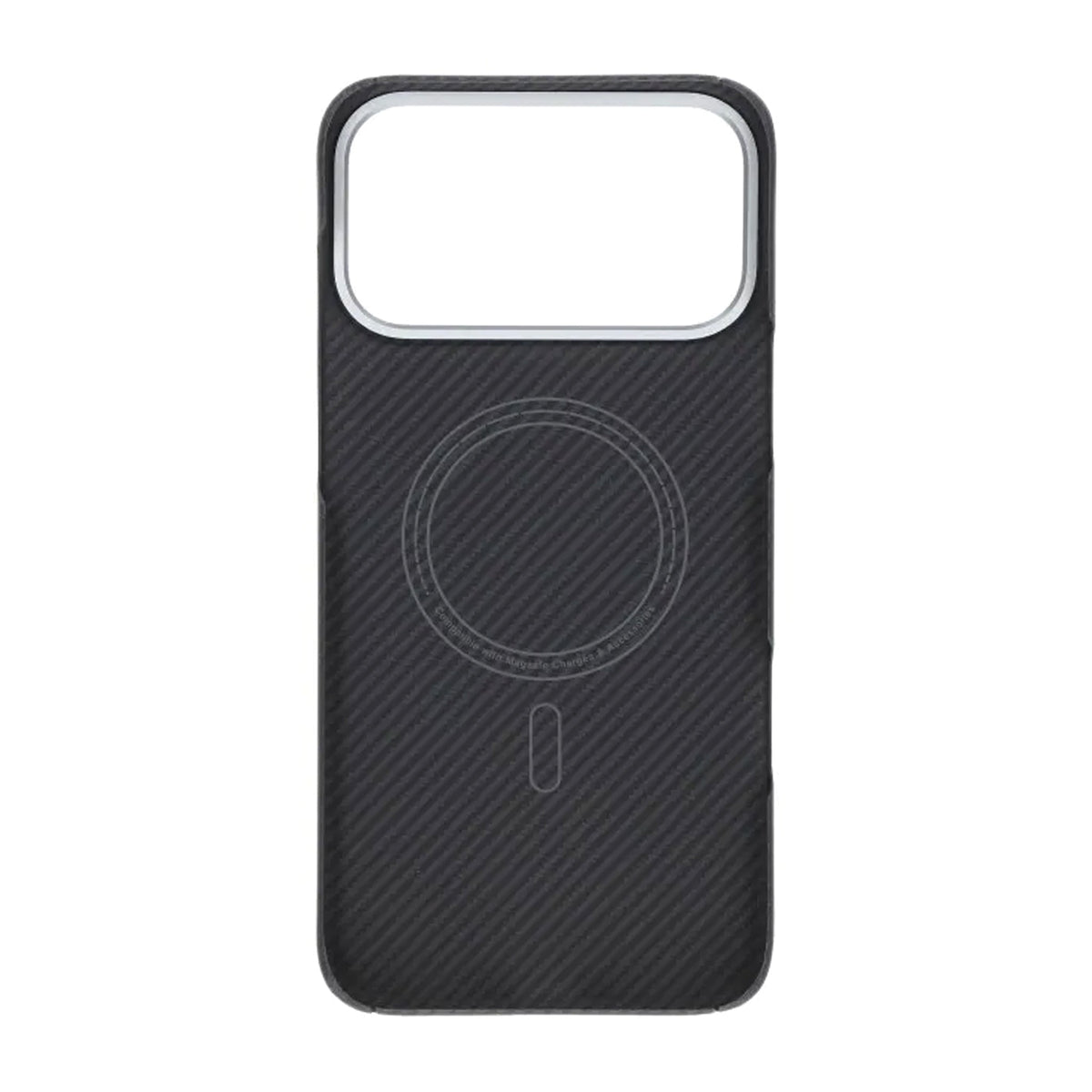 iPhone 17 Pro Max Deksel Kevlar MagSafe Svart med striper