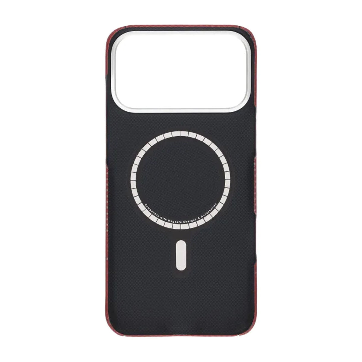 iPhone 17 Pro Max Deksel Kevlar MagSafe Rød