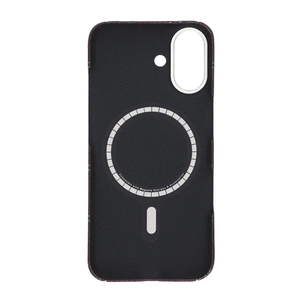 iPhone 17 Deksel Kevlar MagSafe Rød