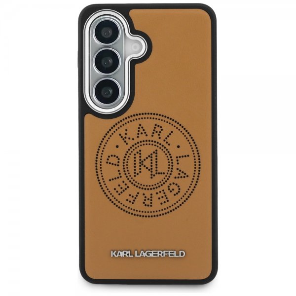 Karl Lagerfeld Samsung Galaxy S26 Deksel Perforated Logo MagSafe Brun