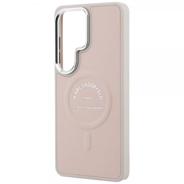 Karl Lagerfeld Samsung Galaxy S26 Ultra Deksel Embossed MagSafe RSG Rosa
