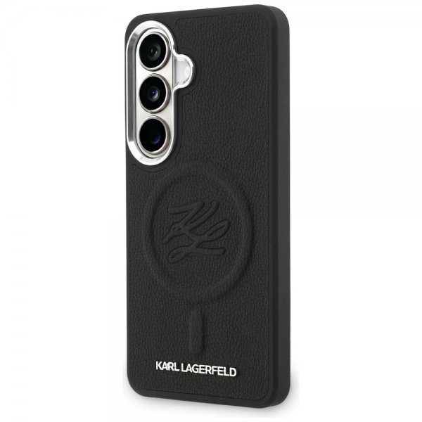 Karl Lagerfeld Samsung Galaxy S26 Plus Deksel Embossed MagSafe Svart