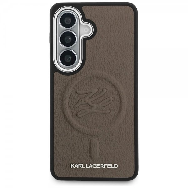 Karl Lagerfeld Samsung Galaxy S26 Plus Deksel Embossed MagSafe Brun