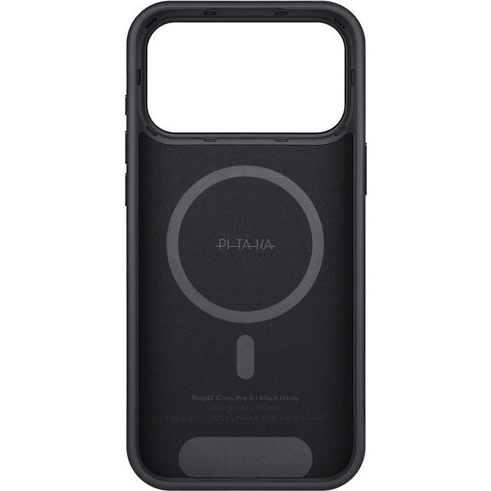 Pitaka iPhone 17 Pro Max Deksel Summa MagSafe Black/Grey Twill