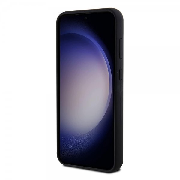 Karl Lagerfeld Samsung Galaxy S23 FE Deksel Liquid Silicone Ikonik Karl Svart