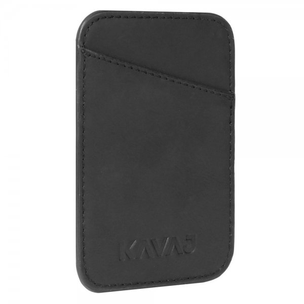 Kavaj Kortholder Ekte Skinn MagSafe Svart