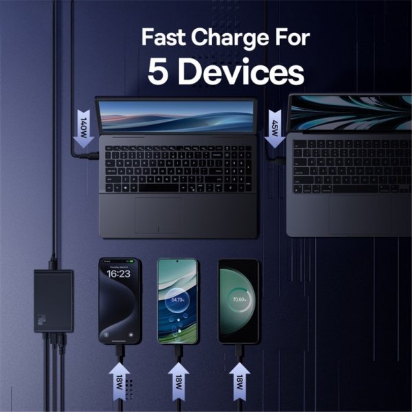 Baseus Lader 240W Digital GaN Desktop Fast Charger