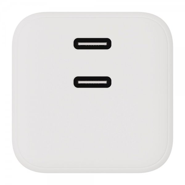 X2O Lader 45W Double USB-C GaN Hvit