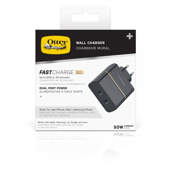 Otterbox Lader USB-C 50 W Fast Charger Black Shimmer