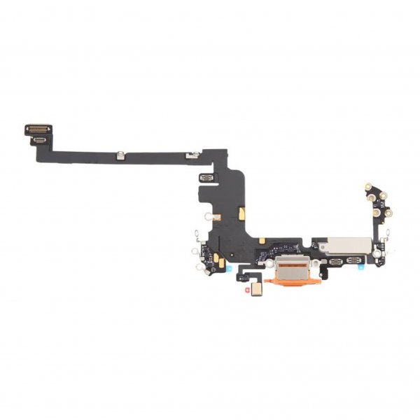 Ladekontakt med flexkabel for iPhone 17 Pro - Oransje