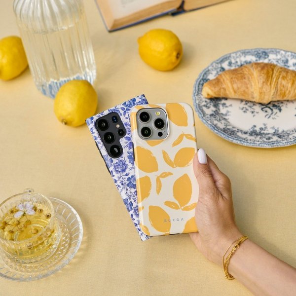 Burga iPhone 16e/iPhone 17e Deksel Tough MagSafe Lemon Tart