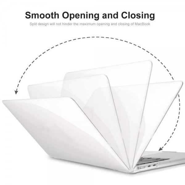 ENKAY Macbook Air 15 M2 (A2941)/M3 (A3114) Deksel Hardplast Rød