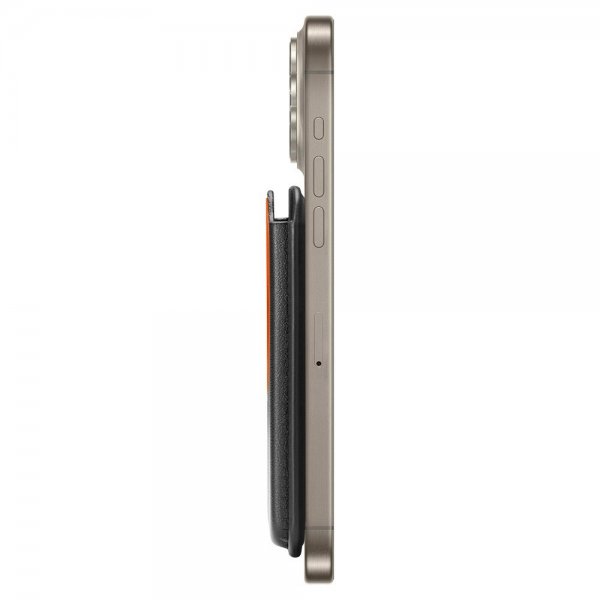 Spigen MagSafe Kortholder Valentinus 3 Cards Holder MagFit+ Svart
