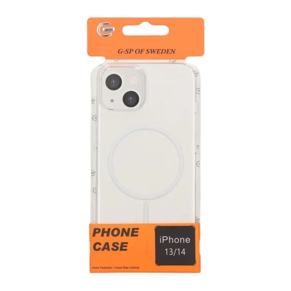 iPhone 13/iPhone 14 Deksel TPU MagSafe Transparent