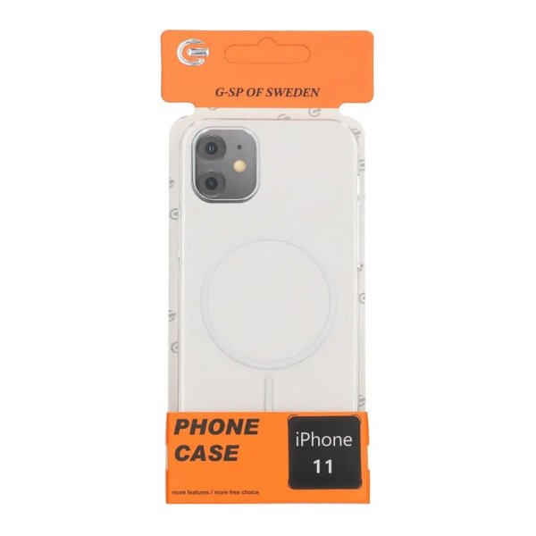 iPhone 11 Deksel TPU MagSafe Transparent