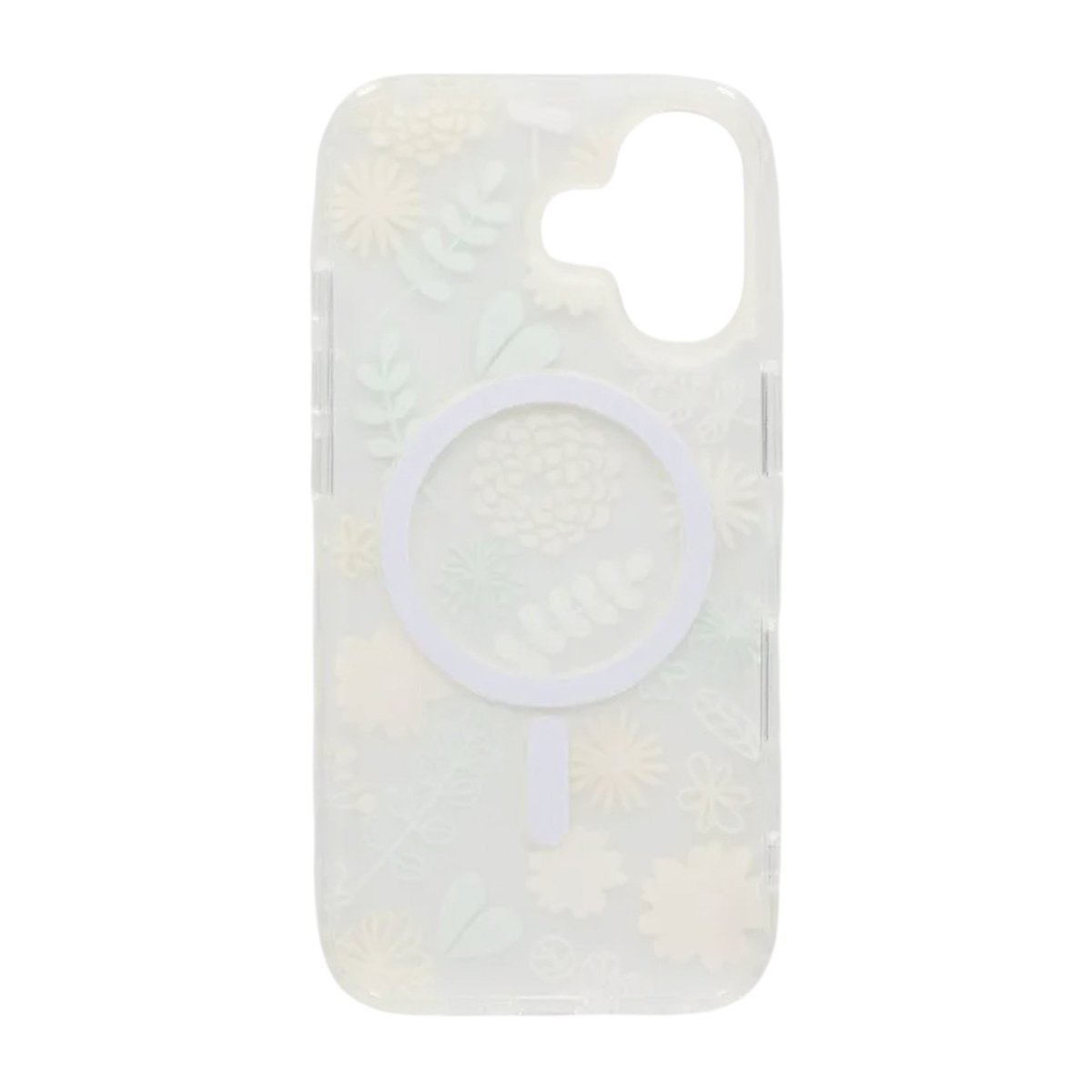 iPhone 17 Deksel Floral Matte MagSafe Gul