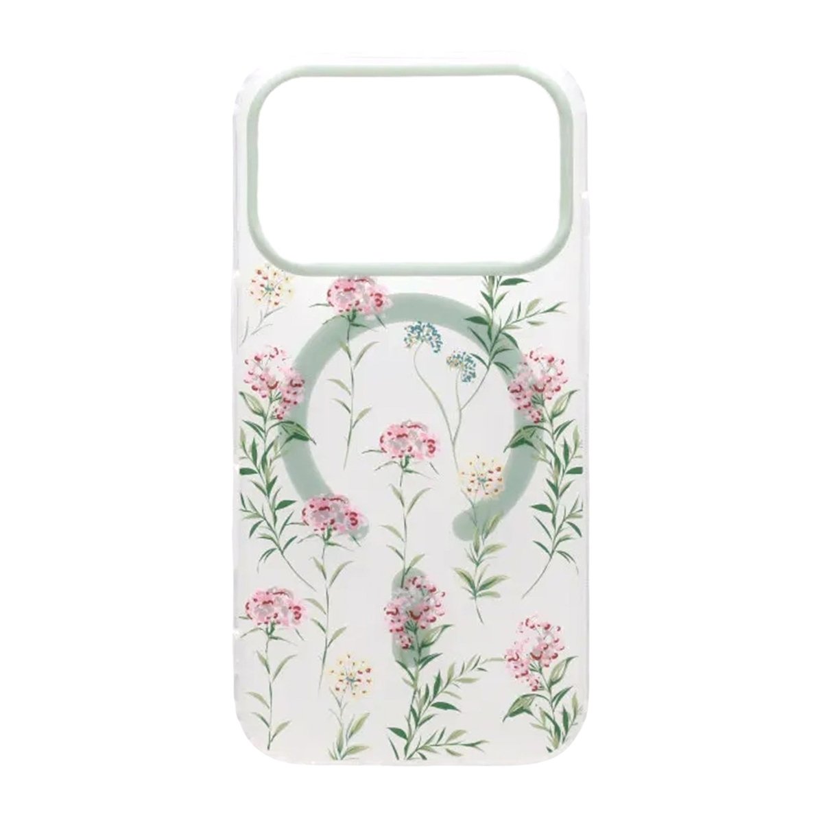 iPhone 17 Pro Deksel Floral Matte MagSafe Grønn