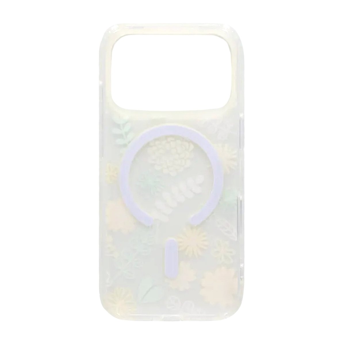 iPhone 17 Pro Deksel Floral Matte MagSafe Gul