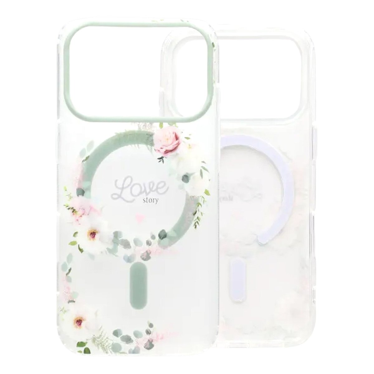iPhone 17 Pro Max Deksel Floral Matte MagSafe Love Story