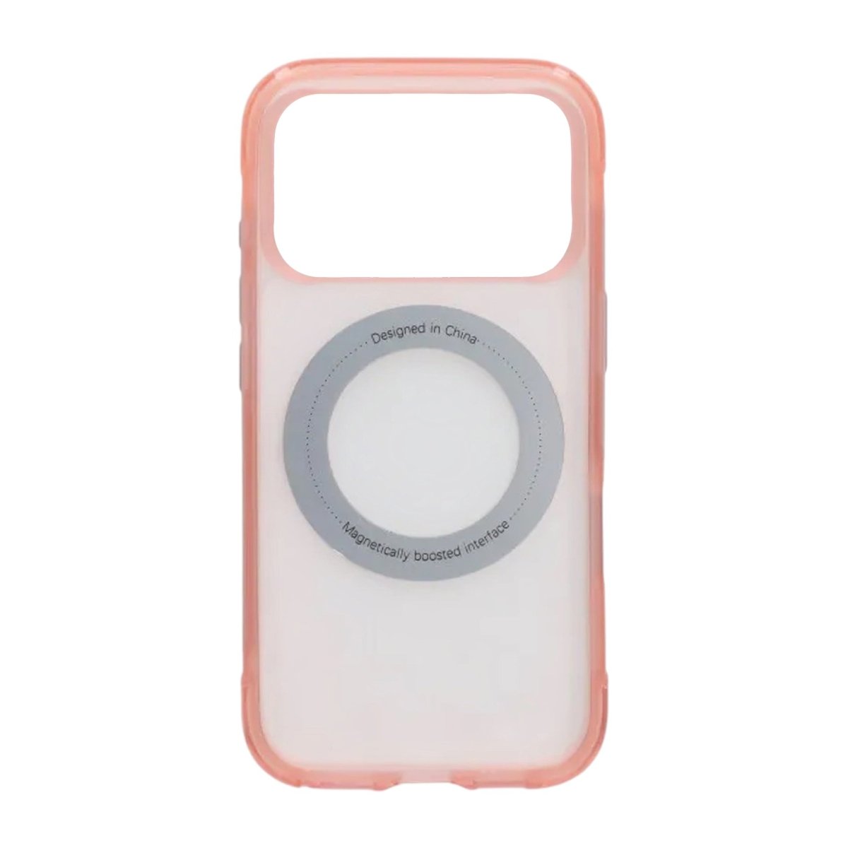 iPhone 17 Pro Max/iPhone 18 Pro Max Deksel Matt ringstativ MagSafe Rosa