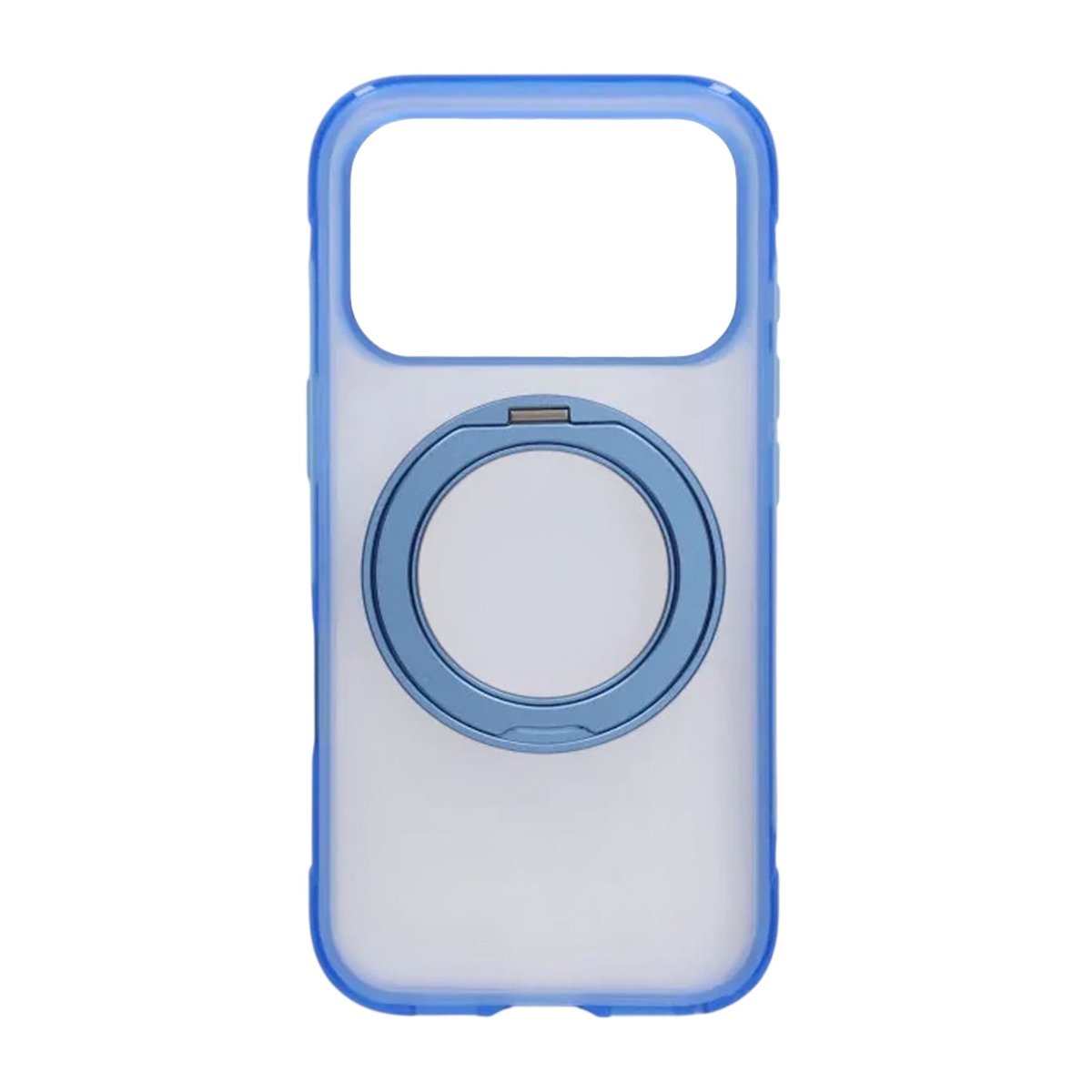 iPhone 17 Pro/iPhone 18 Pro Deksel Matt ringstativ MagSafe Blå