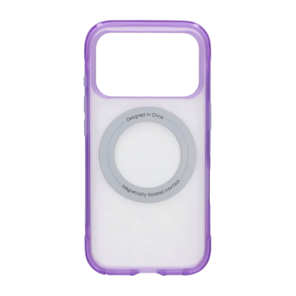iPhone 17 Pro/iPhone 18 Pro Deksel Matt ringstativ MagSafe Lilla