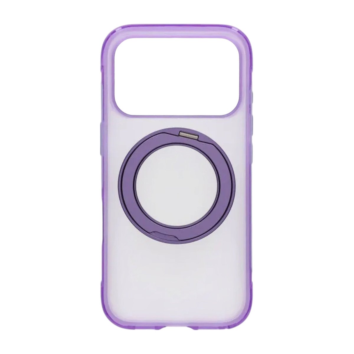 iPhone 17 Pro/iPhone 18 Pro Deksel Matt ringstativ MagSafe Lilla