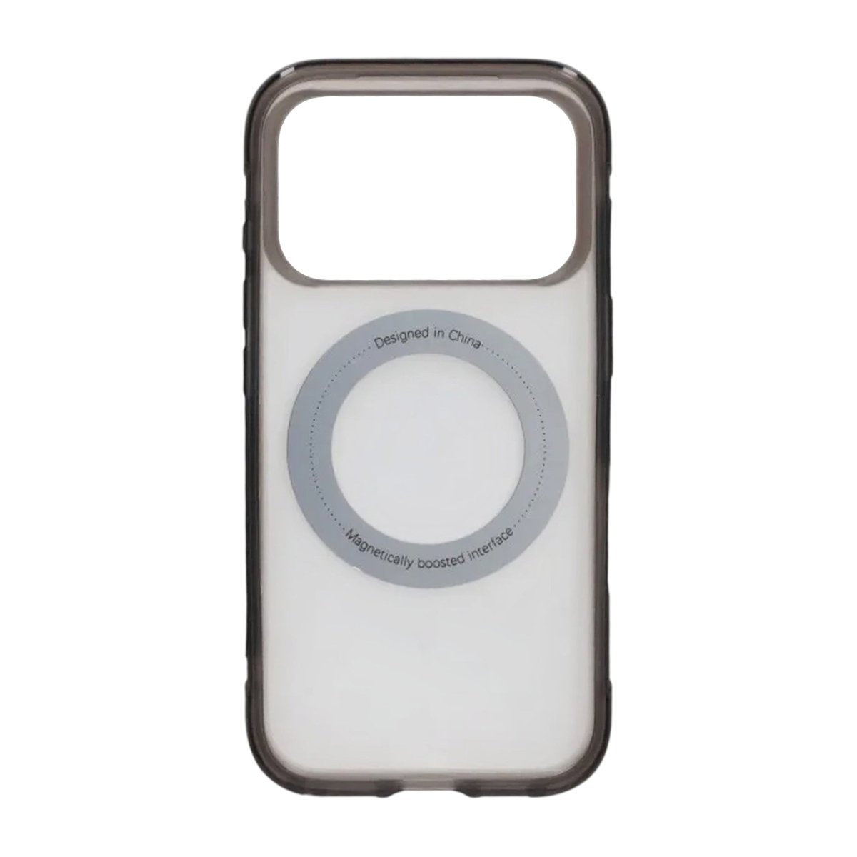 iPhone 17 Pro/iPhone 18 Pro Deksel Matt ringstativ MagSafe Svart