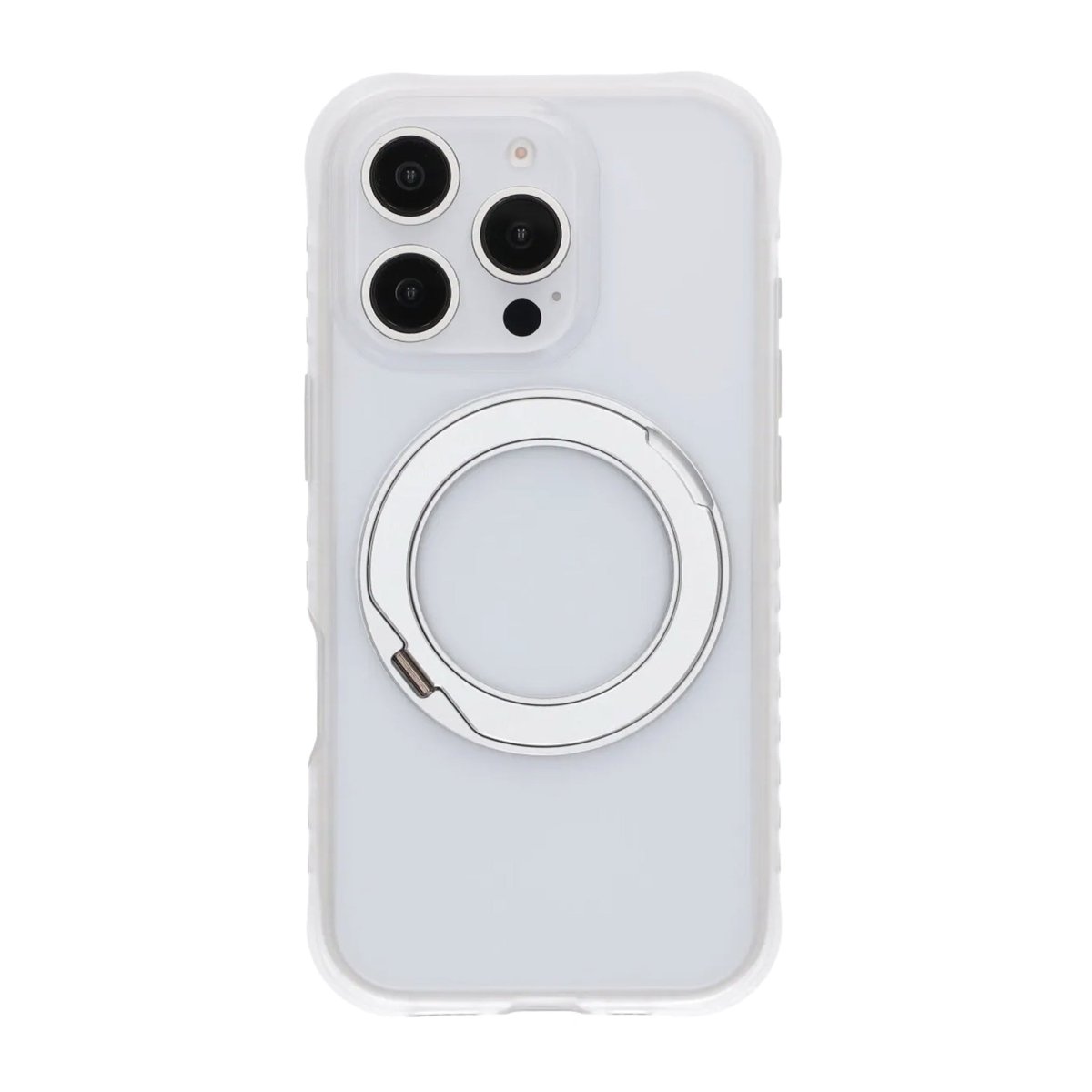 iPhone 16 Pro Deksel MagSafe-ringstativ Hvit