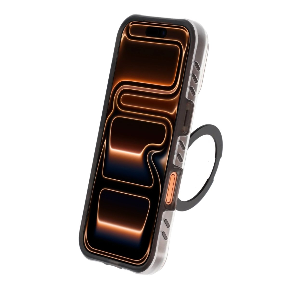 iPhone 17 Pro Max/iPhone 18 Pro Max Deksel ringstativ MagSafe Svart